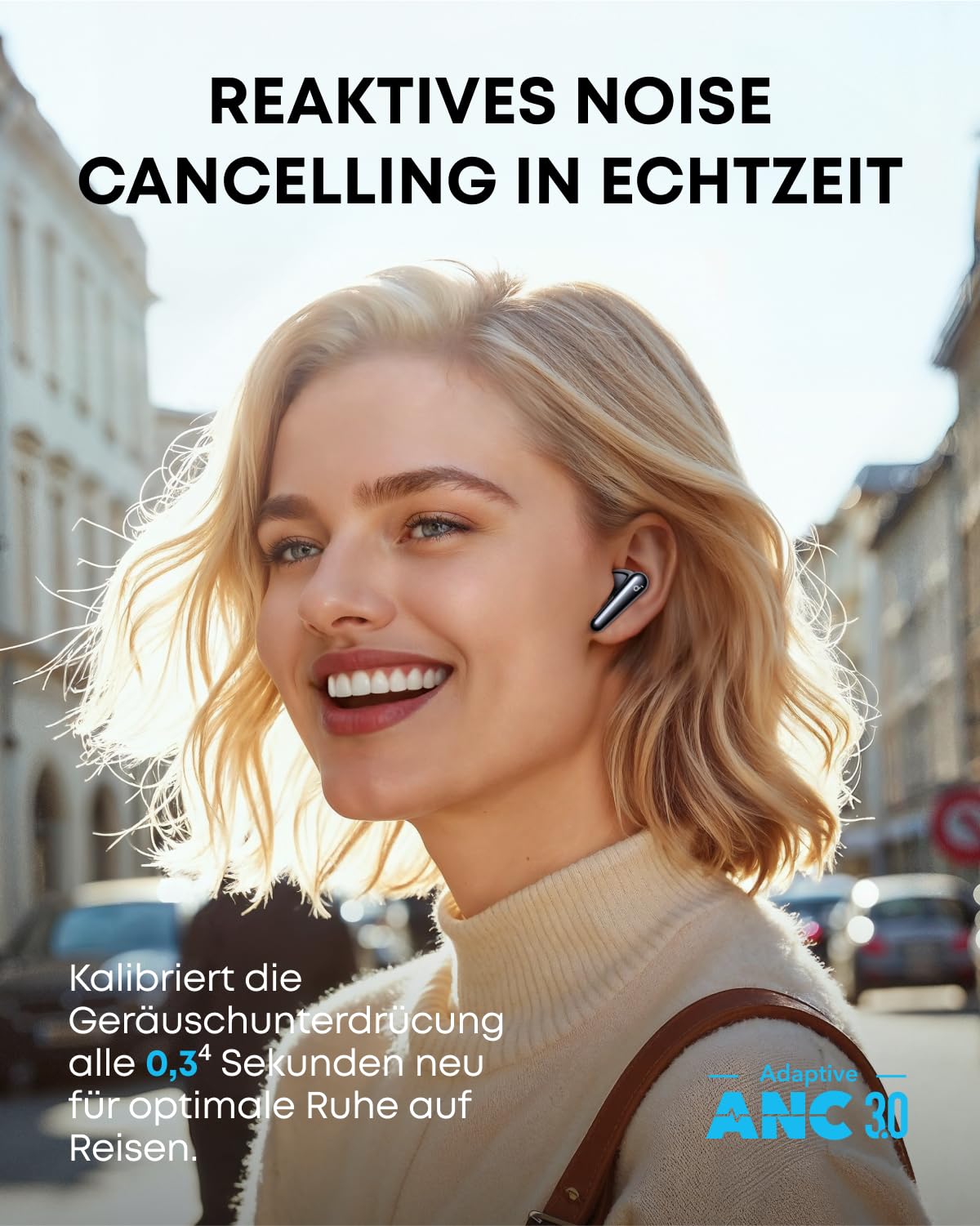 soundcore by Anker Liberty 4 Pro, Kabellose Noise Cancelling Kopfhörer 4