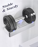 Kitsure 2 Pack Rustproof Shower Caddy Large 2 Shelves Drill-Free Silver view 3