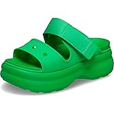 Crocs Women's Soho Two-Strap Sandals | 2.4 Inch Platform | LiteRide Sink-In Footbed | Adjustable Upper Strap