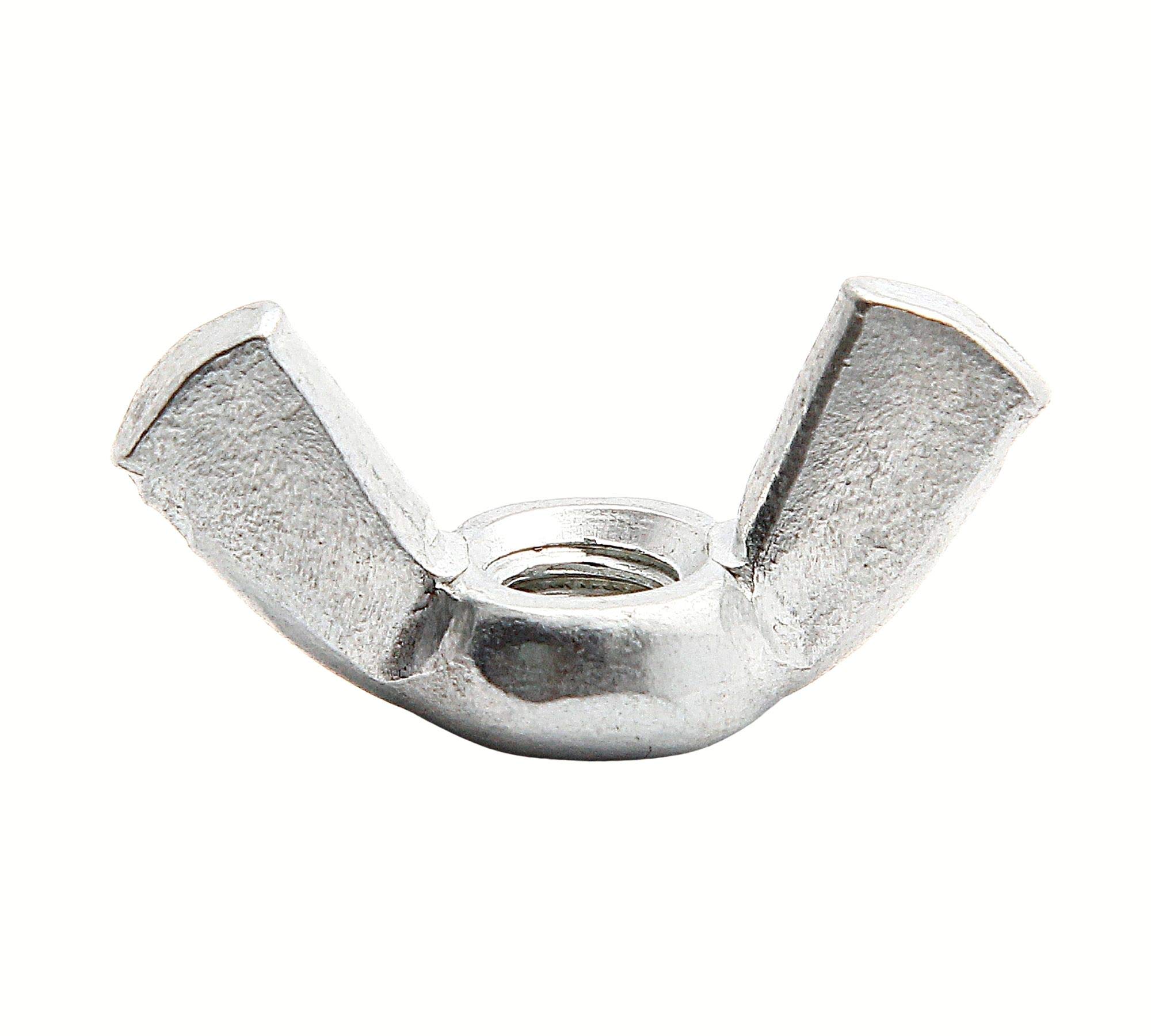 DOJA Industrial | Stainless Steel Wing Nuts M5 5mm nut |Pack 25 | Butterfly Screws Quick and Easy Application | NO Need to use Tools | As an Alternative to Bolts | for use in DIY Tool kit Carpentry