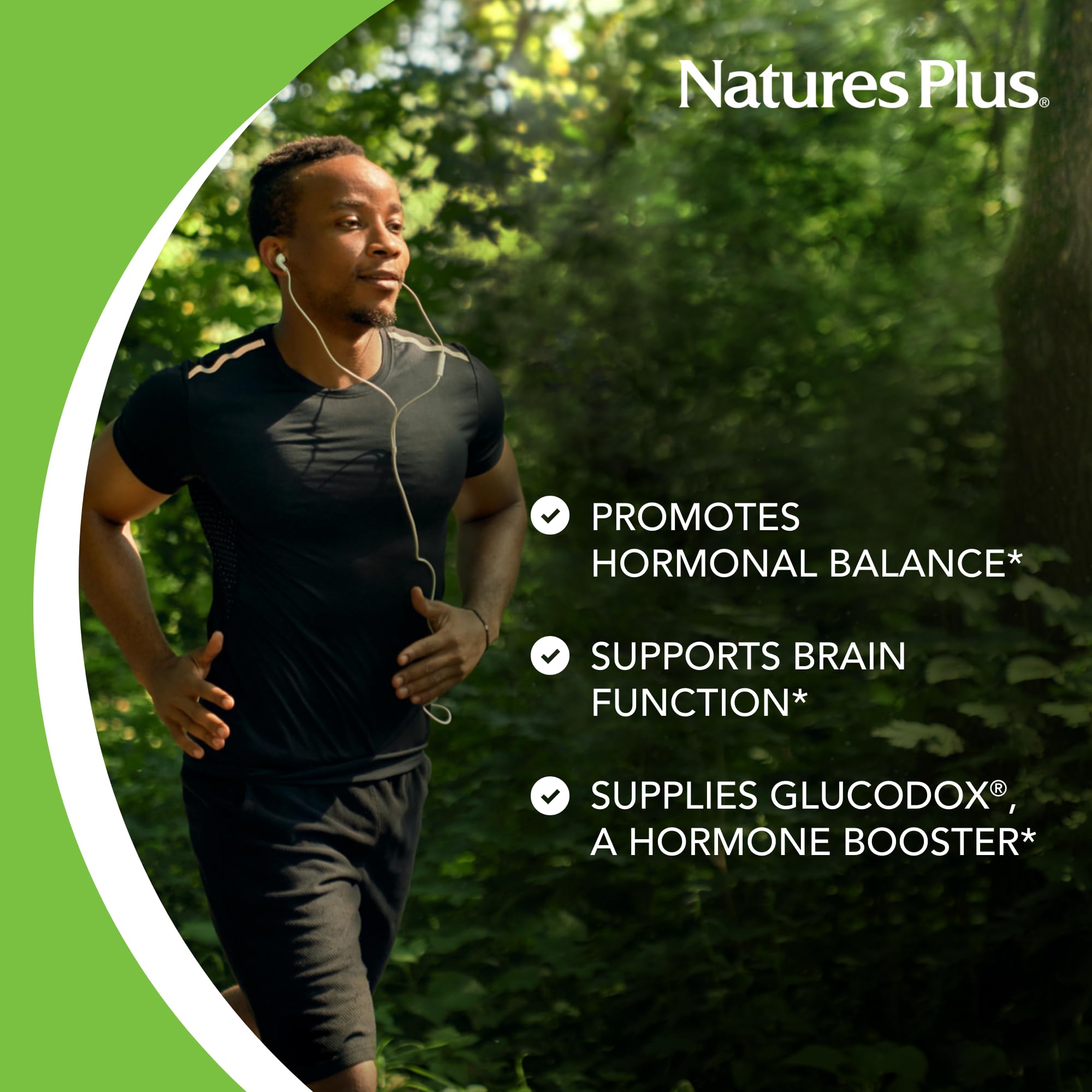 NaturesPlus Ultra GHT Male Extended Release Bilayer Tablets - 90 Vegetarian Supplements - Maximum Strength Natural Testosterone & Human Growth Hormone Boost- Gluten-Free - 30 Servings
