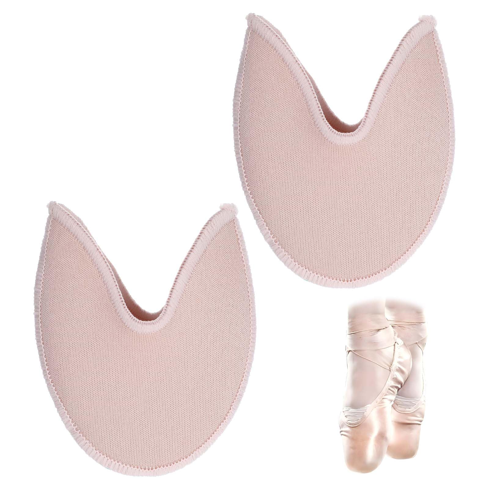 Photo 1 of Ymapinc Ballet Toe Pads for Pointe Shoes, Ballet Dance Shoe Toe Protector Accessories Foot Covers for Women Dancers High Heels (SEBS+Knitted Fabric Skin Color)