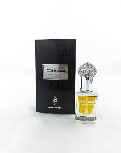 MY PERFUMES Intense Oud 12ml Perfume Oil Long Lasting for Men Women