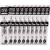 Mitsubishi Pencil Uni-Ball One Gel Ballpoint Pen Refill, 0.38, Black, 10 Pieces, Hako UMR38S.24