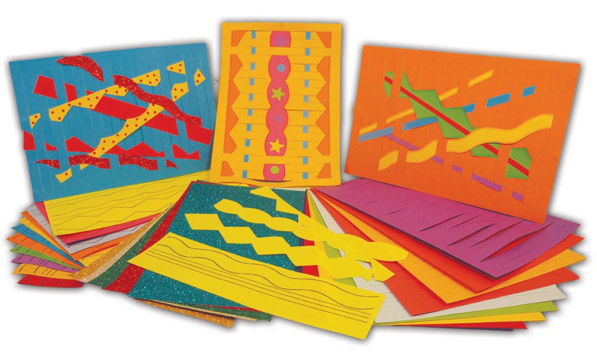 Springboard 10252 Creative Paper Weaving Craft Activity (Pack of 60)