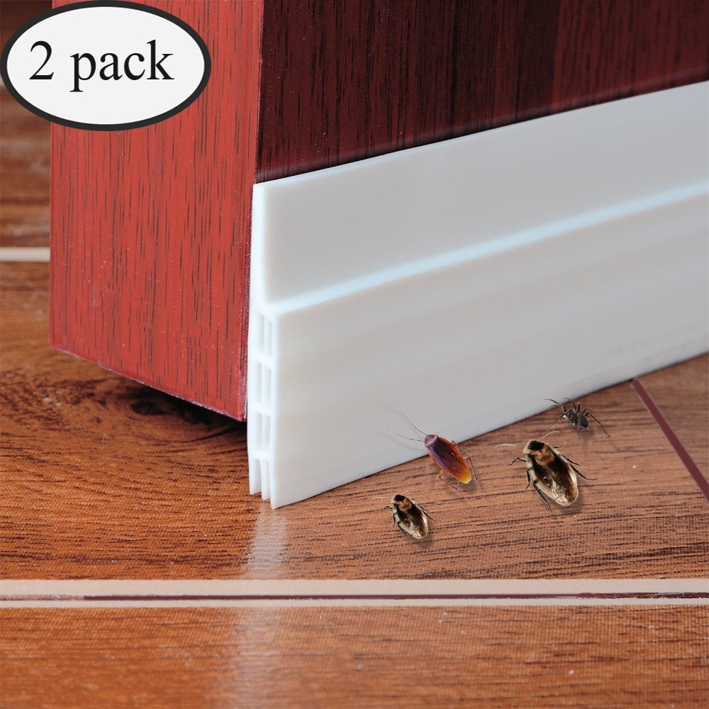 2 Pack Under Door Draft Stopper Strong Adhesive Door Blocker for Noise and Bugs 6911552260139 eBay