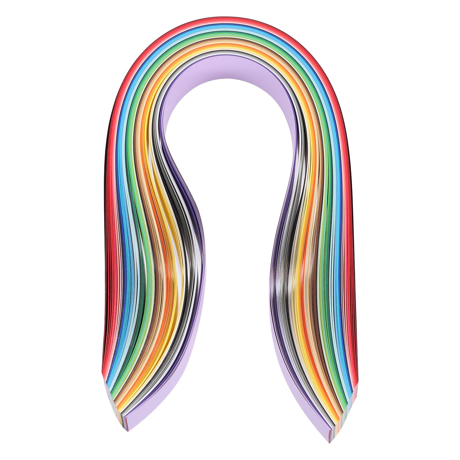 PATIKIL 180pcs Quilling Strips Paper 1 3/8"(35mm) 54cm Origami Paper Quilling Strip for Art DIY Hand Craft 36 Colors