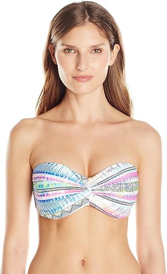 bandeau underwire bikini top