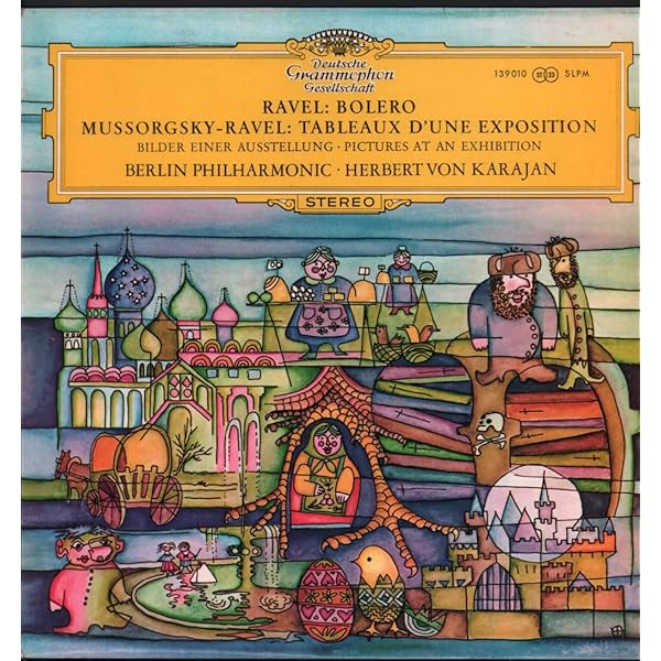 カラヤン 2LP Pictures at an Exhibition Karajan/Berliner Philharmoniker - Mussorgsky: Pictures At An