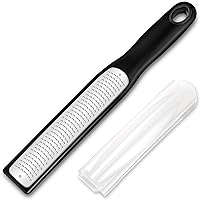 Urbanstrive Cheese Grater With Handle, Lemon Zester Graters for Kitchen Stainless Steel, Hand Grater for Ginger Garlic Nutmeg
