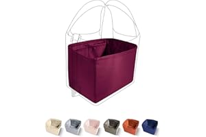 DGAZ Purse Organizer Silky Smooth Fits picotin 18/22 Bags,Silk,Luxury Handbag Tote in Bag Shapers (Anemone, PC18)