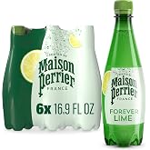 Maison Perrier Forever Lime Sparkling Water, 0 Calories, 6 Pack | Crafted in France with bold bubbles, refreshing lime flavor, no sweeteners, and 0 calories. 6 pack.