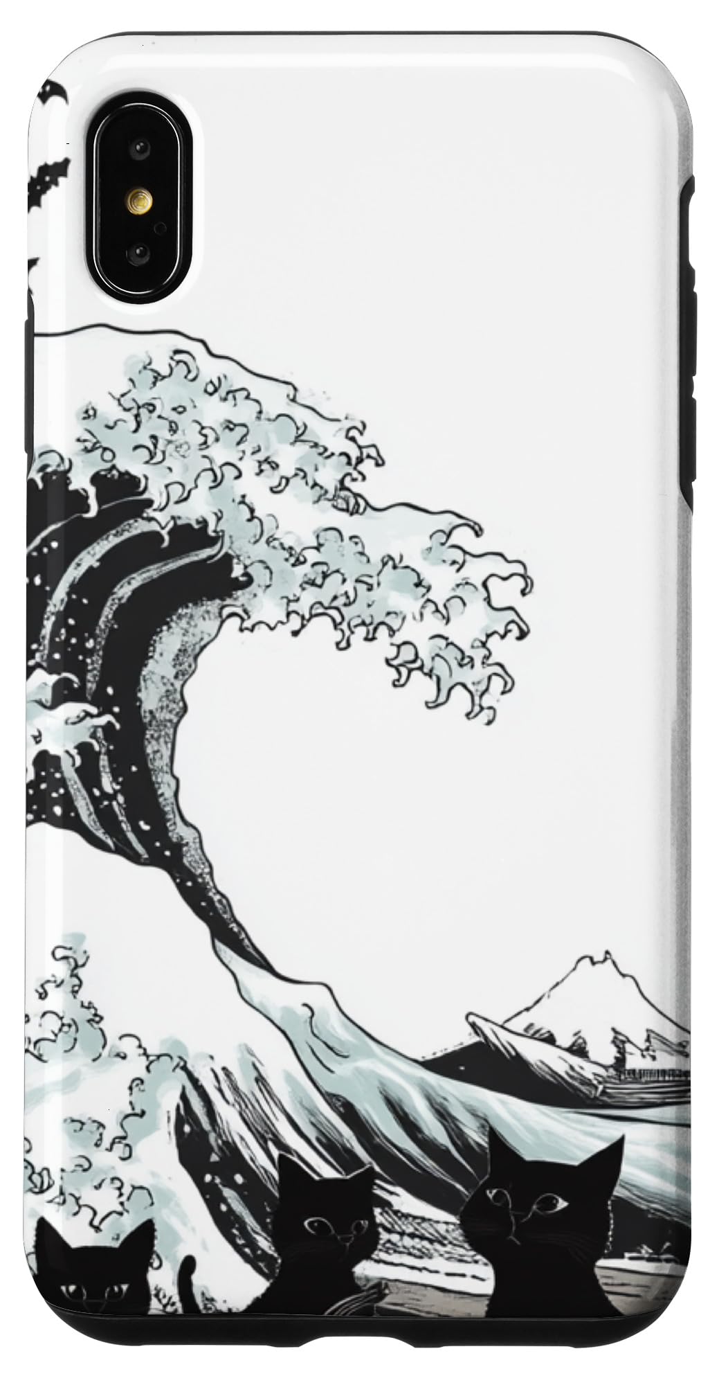 iPhone XS Max Hokusai's Dark Wave: Halloween Edition Case