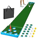 Sagsewful Golf Pong Putting Game Set with Front