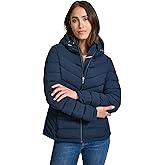 Tommy Hilfiger Women's Essential Lightweight Packable Puffer Jacket, Navy, Small
