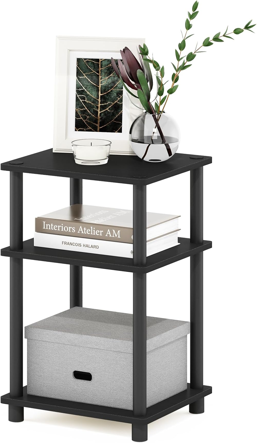 Furinno Just 3 Tier End Table Bedside Table Small Space Living Room