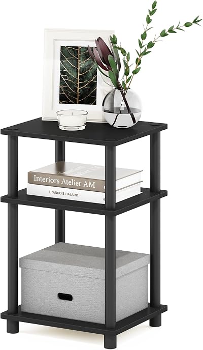 Furinno Just 3 Tier End Table Bedside Table Small Space Living Room