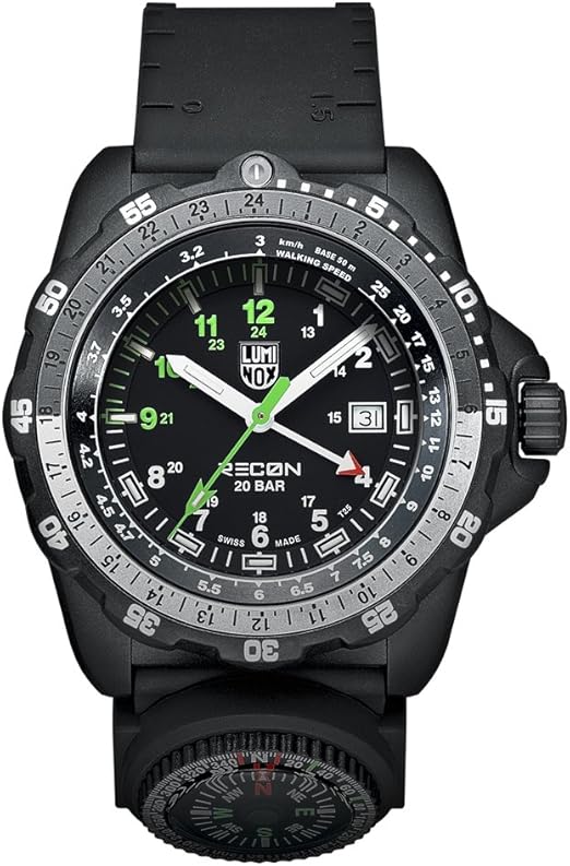 Luminox Men's A.8831.KM Recon Analog Display Quartz Black Watch