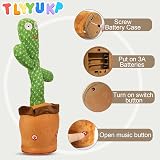 TLYYUKP Talking Dancing Cactus Toy Repeats Speech Electronic Musical Baby Toy view 4