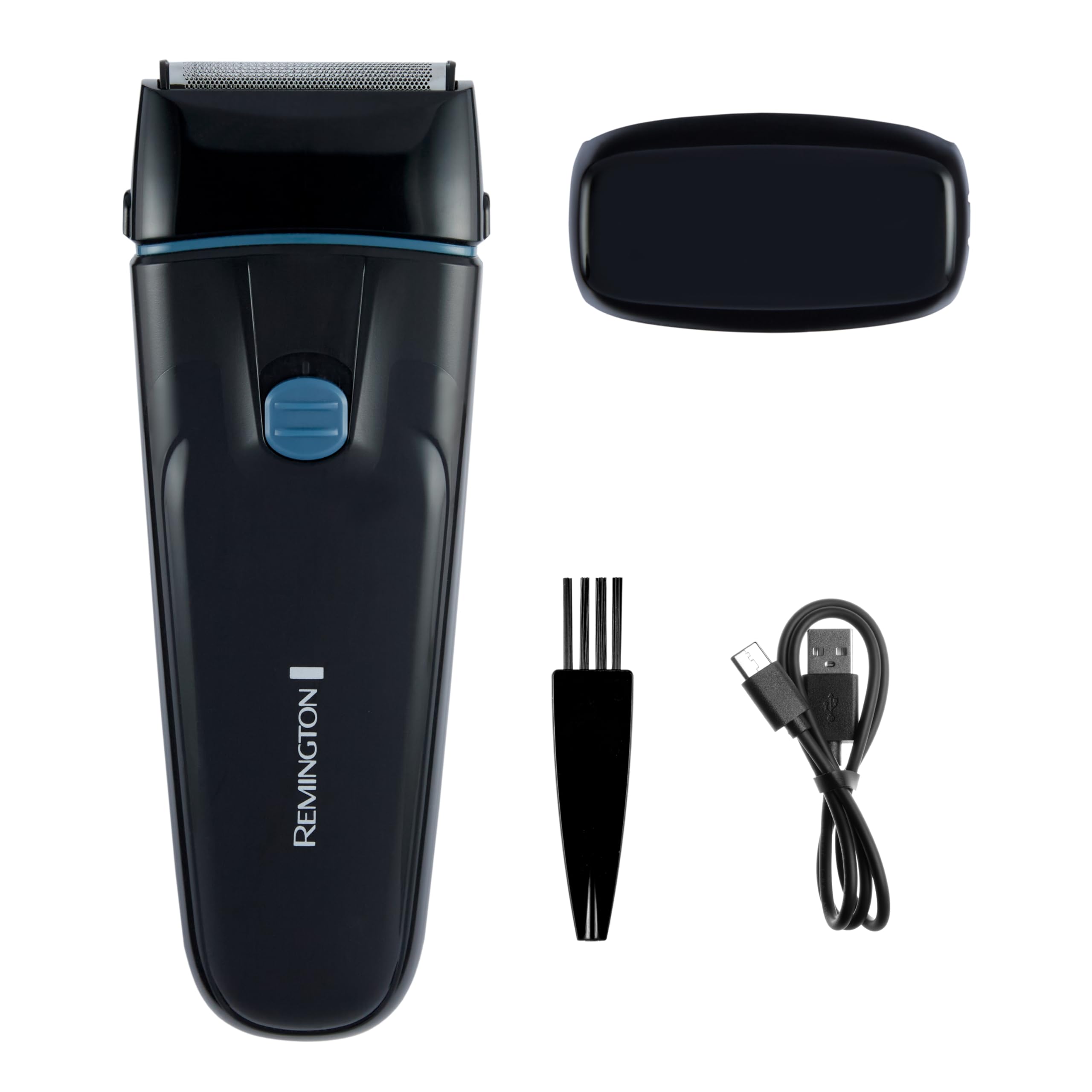 Remington Mens Electric Foil Shaver F1 (Pop-up Trimmer, 30 min Usage, Removable, Washable Blades, Cordless Usage, USB-C Charging, 100% Waterproof) F1000