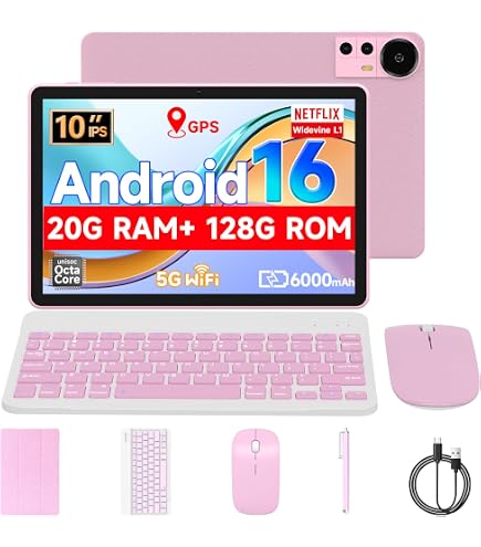 Amazon.com : DUODUOGO 2 in 1 Tablet 10 Inch, 64GB Storage + 128GB