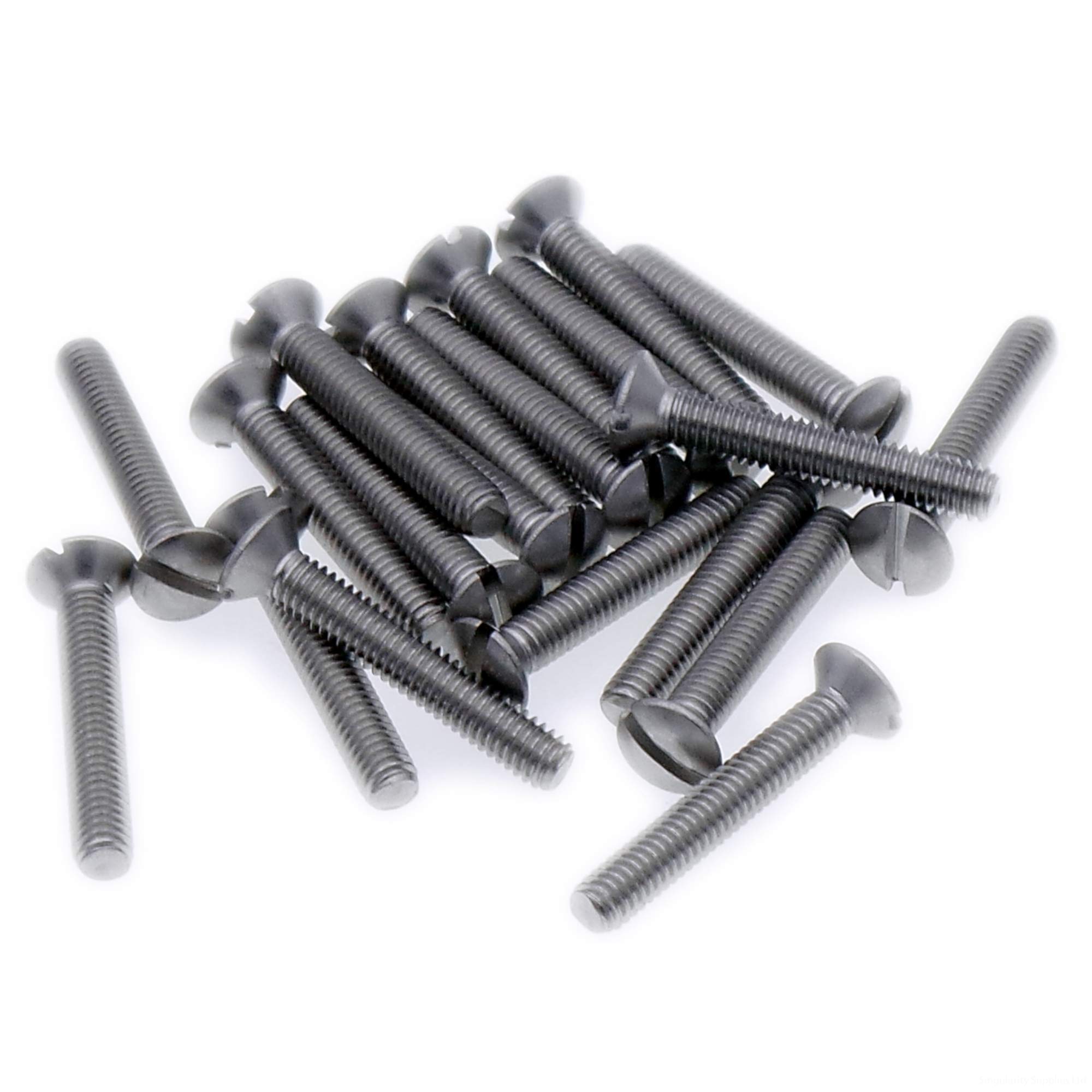 M2 (2mm x 6mm) Slot Raised Countersunk Machine Screw (Bolt) - Stainless Steel (A2) (Pack of 20)