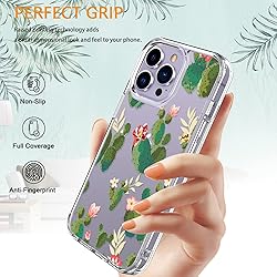 LUHOURI for iPhone 15 Pro Max Case with Screen