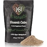 KAVANUATU Kava Root Powder - 100% Piper Methysticum, Organic, Vegan, Non-GMO Herbal Noble Kava Powder - High Kavalactone Content - Natural Kava Tea Drink for Island-Style Relaxation, 454gr/16oz