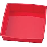 Mrs. Anderson's Baking Silicone 9-Inch Square Cake Pan, BPA Free, Non-Stick European-Grade Silicone, 9 x 9-Inches