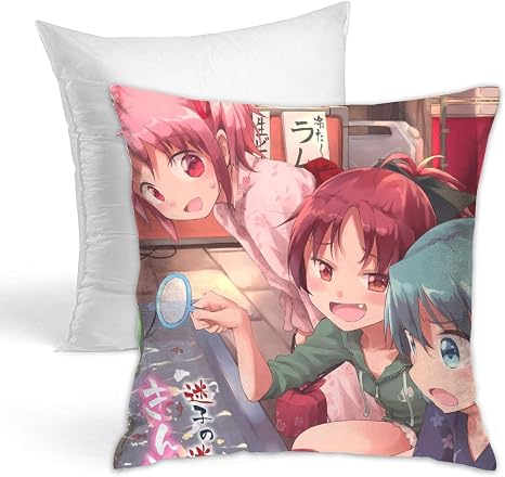Amazon Co Jp 魔法少女まどか マギカ 抱き枕 クッション ぬいぐるみ 鹿目まどか 美樹さやか 暁美ほむら 巴マミ 佐倉杏子 グッズ 3dプリント ソファ背当て 装飾枕 座布団 ふわふわ 可愛い アニメ周辺 誕生日プレゼント カバー 中身 45x45cm ホビー