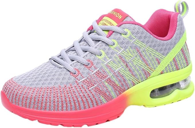 DENER Women Platform Sneakers, Colorful Mesh Breathable Arch Support Wide Width Comfortable 