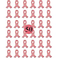 Breast Cancer Awareness Pink Ribbon Enamel Pin - Alloy Lapel Brooch For Charity Events