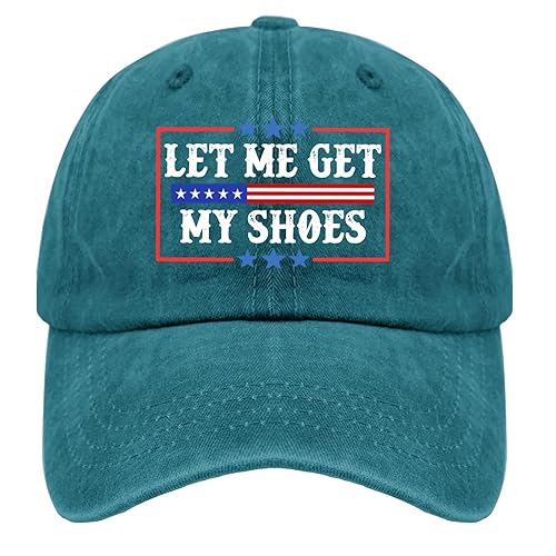 Let me get My Shoes hat for Men Vintage Cotton Washed Baseball