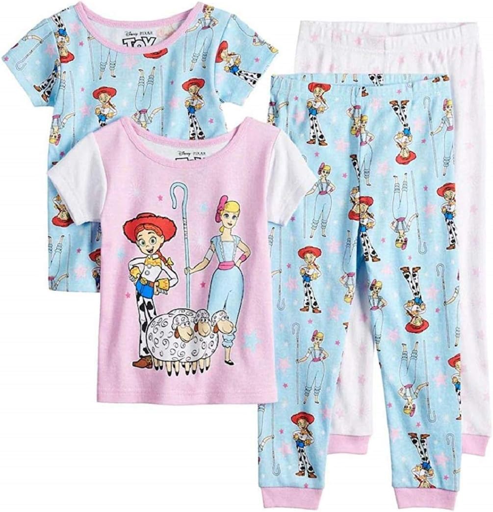 Toy Story Jessie, Little Bo Peep and Sheep 4-Piece Pajama Set