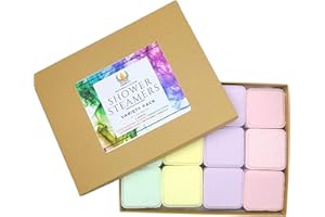 Wildfire Aromatics Shower Steamer Variety sample pack 12 tablet, gift box relaxing aromatherapy set