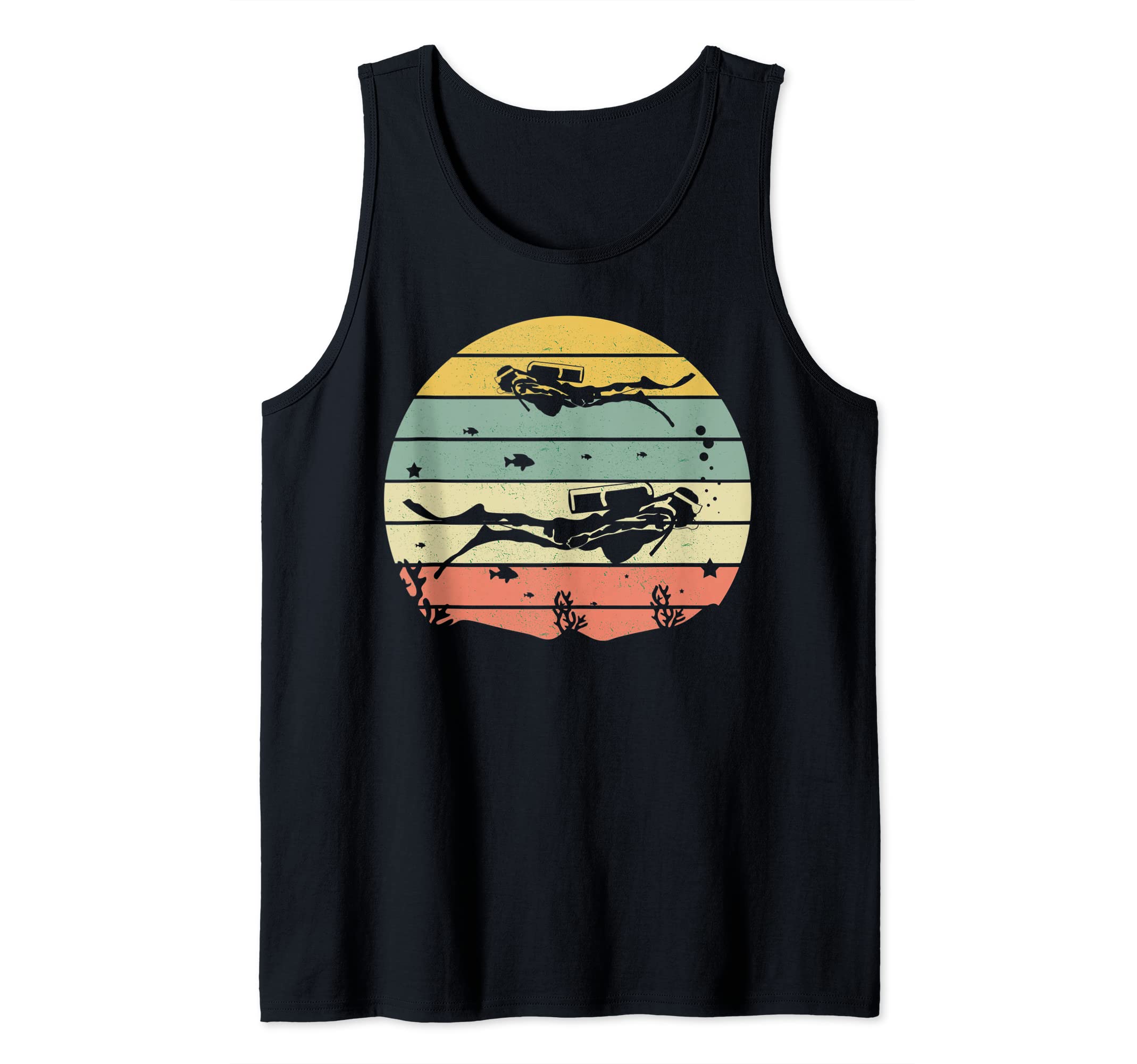 Diving Vintage Design Tank Top