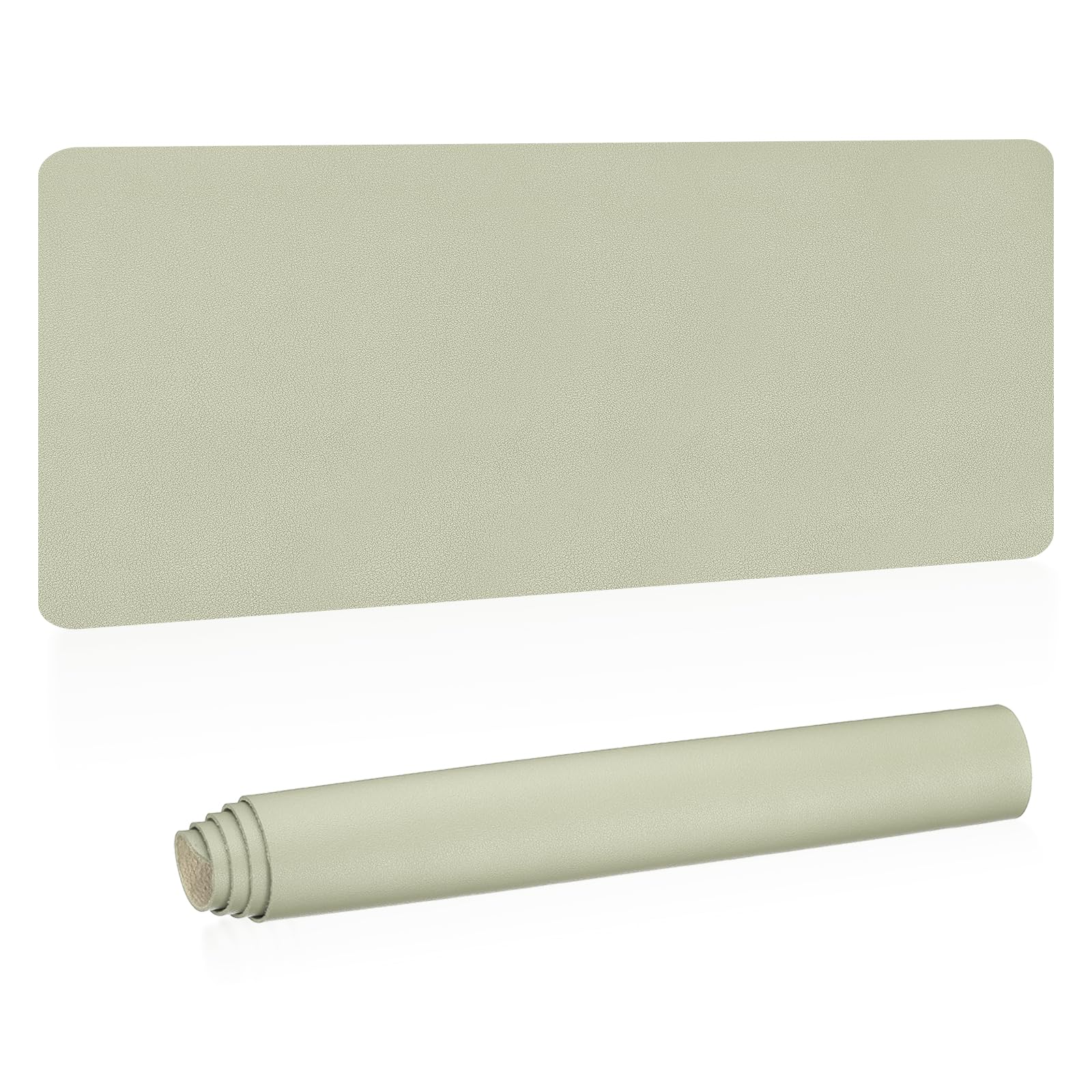 PATIKIL Large Desk Mat, 48"x17" Non-Slip Waterproof PU Leather Large Desk Pad Large Desktop Protector Cover Dual Sided Desk Pad for Office Home Work Study, Green