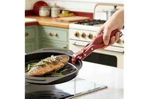 Multi-Function Anti-Scald Bowl Clip, Plate Lifter, Silicone Non-Slip Hot Dish Plate Holder, Microwave Oven Cooking (Red)