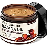 100% Raw Batana Oil – Unrefined from Honduras, Promotes Hair Growth, Thickness, and Prevents Hair Loss. Suitable for Both Men and Women. A Natural Hair Growth Oil - 4.05 fl.oz