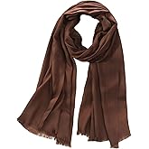 Canxiaoba Women's Cotton Scarves Lady Light Soft Fashion Solid Scarf Wrap Shawl