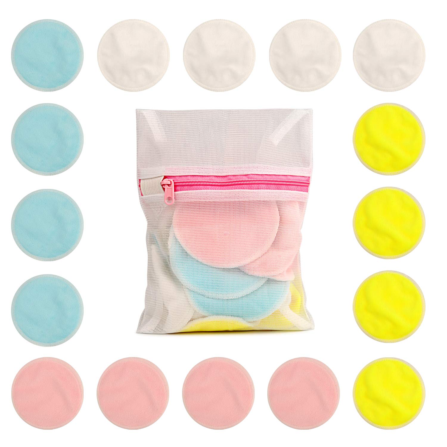 round makeup remover pads