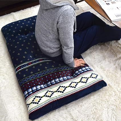 Amazon 長座布団 約68 120cm 十字 クロス ネイビー 紺色 ごろ寝 Amazon 長座布団 約68 120cm 十字 クロス ネイビー 紺色 ごろ寝
