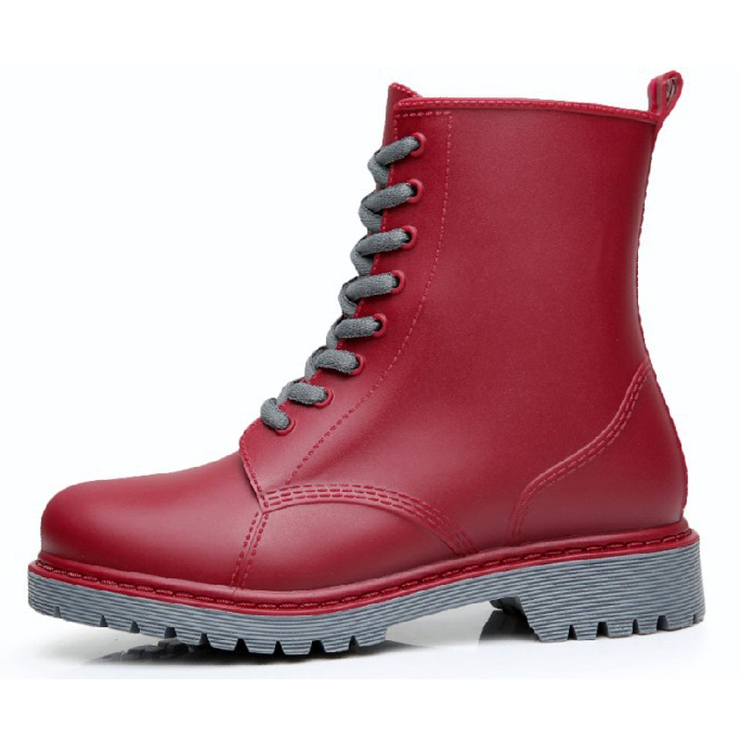 Martin Boots Sewing Solid Flat Shoes 