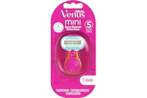 Gillette Venus Snap Cosmo Pink with Extra Smooth Women's On-The-Go Razor - 1 Handle + 1 Refill
