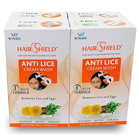 Buy Hairshield Anti Lice Cream Wash Free Head Lice Comb With Every
