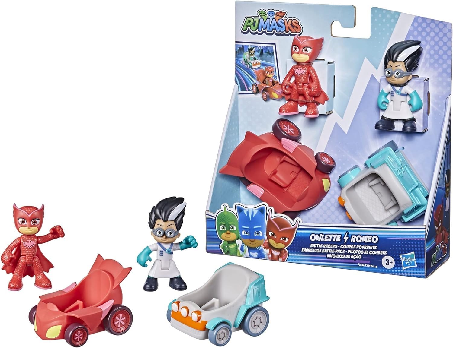 PJ Masks ENT_553159_owlet Mission Control HQ Playset, Multicolor F2842