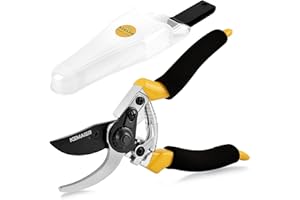Kemaier Heavy-Duty Handheld Garden Shears - Versatile Pruning Tools for Gardening, Tree Pruning, Flower Care, Hedge Maintenance, Plant Branch Cutting, and Pruner Holster