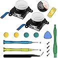 2-Pack Joystick Replacement Analog Thumb Stick for Nintendo Switch Lite - Include Tri-Wing, Cross Screwdriver, Pry Tools + 4 
