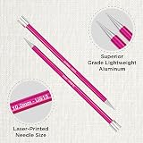 KnitPro Zing Single Pointed Needles 10 in 10.00mm 25cm view 2