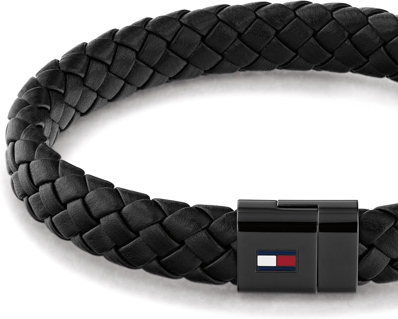 Jewelry Braccialetto da Uomo in Pelle Colore - Disponibile in Nero o Marrone